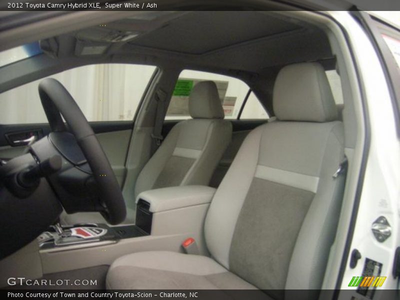 Super White / Ash 2012 Toyota Camry Hybrid XLE