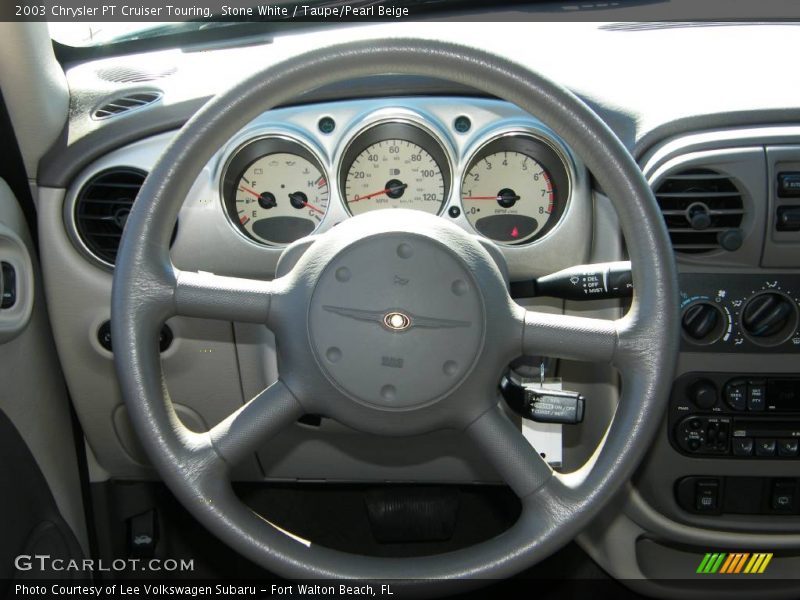 Stone White / Taupe/Pearl Beige 2003 Chrysler PT Cruiser Touring