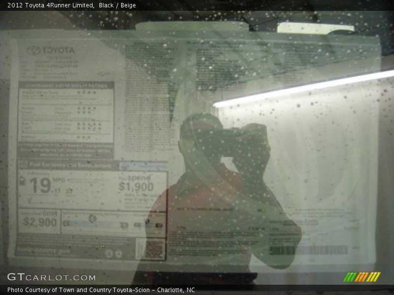 Black / Beige 2012 Toyota 4Runner Limited