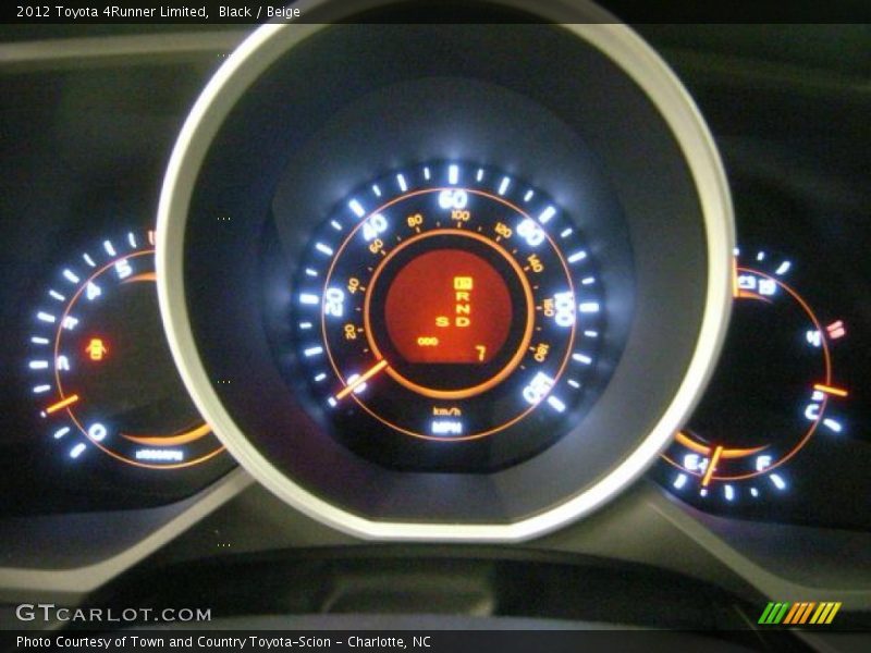 Black / Beige 2012 Toyota 4Runner Limited