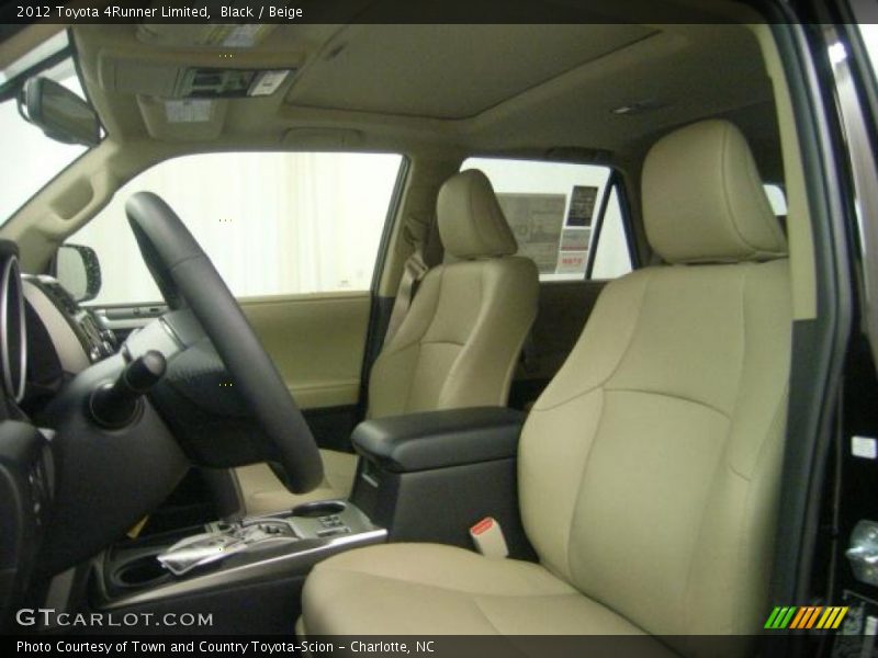 Black / Beige 2012 Toyota 4Runner Limited