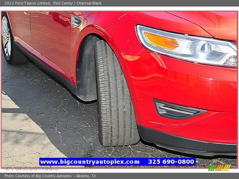 Red Candy / Charcoal Black 2011 Ford Taurus Limited