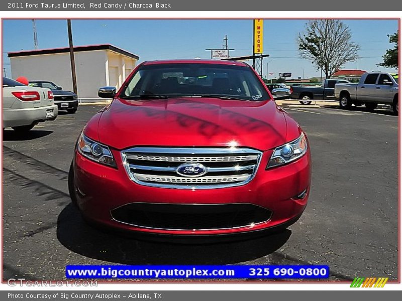 Red Candy / Charcoal Black 2011 Ford Taurus Limited
