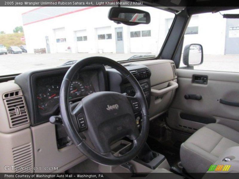  2005 Wrangler Unlimited Rubicon Sahara 4x4 Khaki Interior