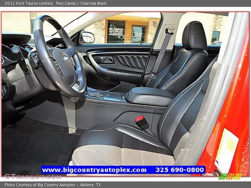 Red Candy / Charcoal Black 2011 Ford Taurus Limited