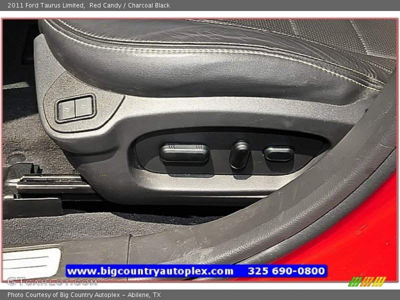 Red Candy / Charcoal Black 2011 Ford Taurus Limited