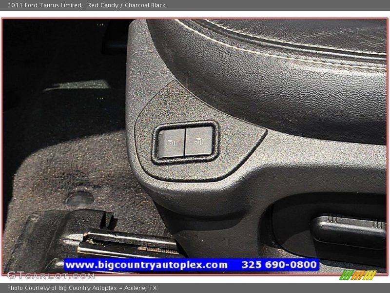 Red Candy / Charcoal Black 2011 Ford Taurus Limited