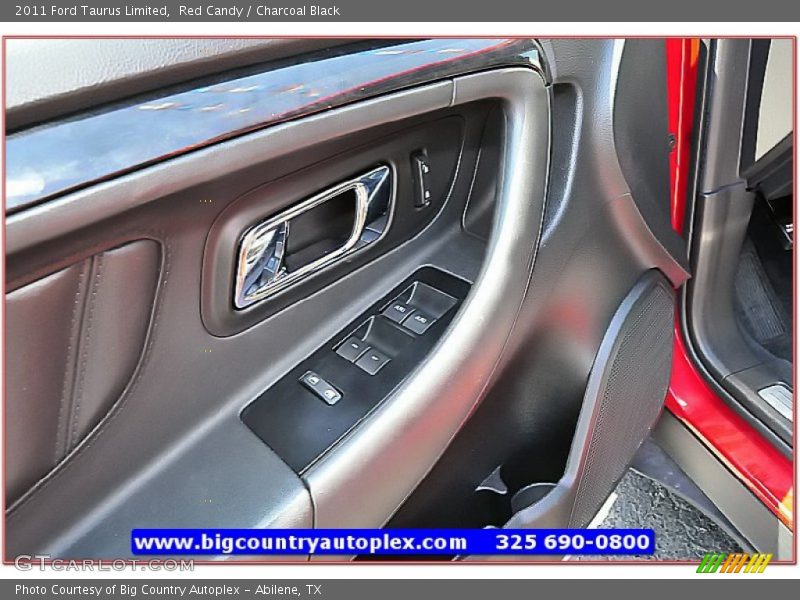 Red Candy / Charcoal Black 2011 Ford Taurus Limited