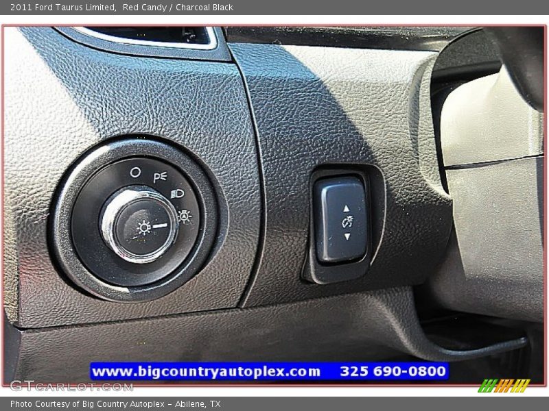 Red Candy / Charcoal Black 2011 Ford Taurus Limited