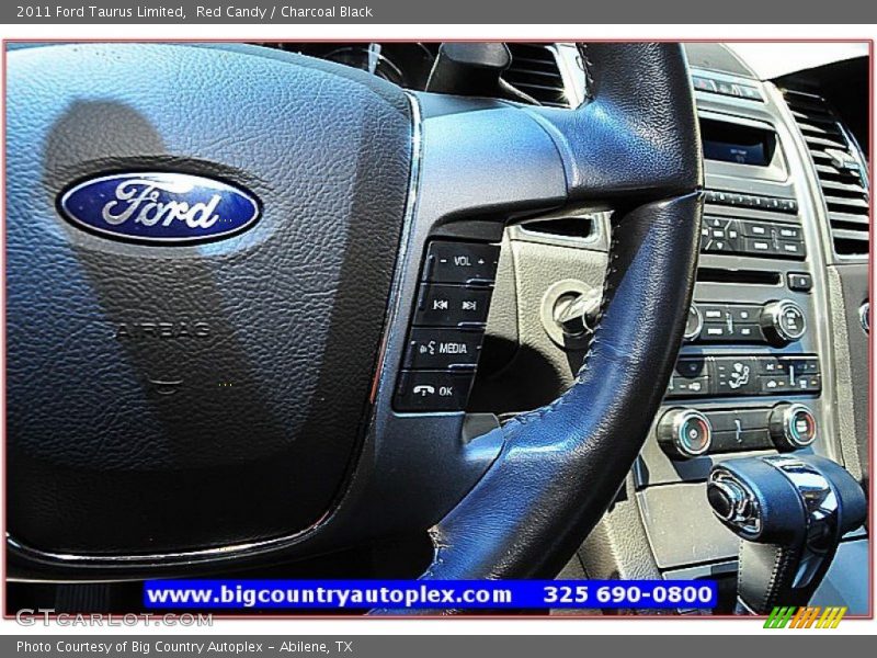Red Candy / Charcoal Black 2011 Ford Taurus Limited