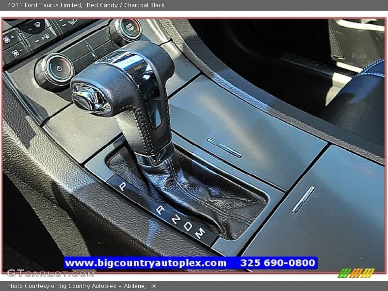 Red Candy / Charcoal Black 2011 Ford Taurus Limited