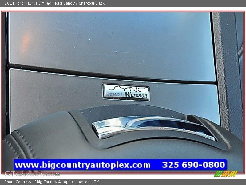 Red Candy / Charcoal Black 2011 Ford Taurus Limited