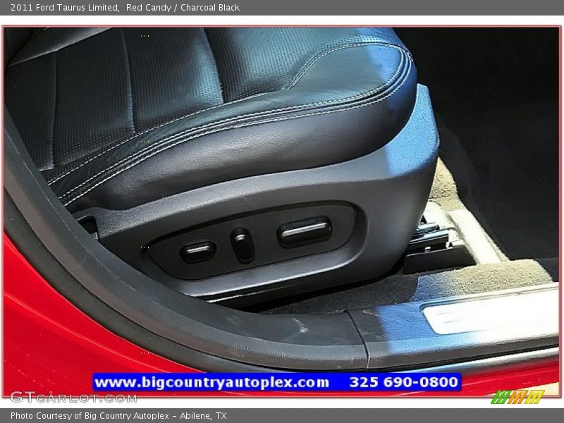 Red Candy / Charcoal Black 2011 Ford Taurus Limited