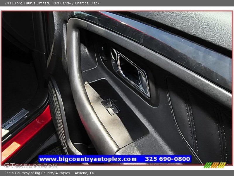 Red Candy / Charcoal Black 2011 Ford Taurus Limited