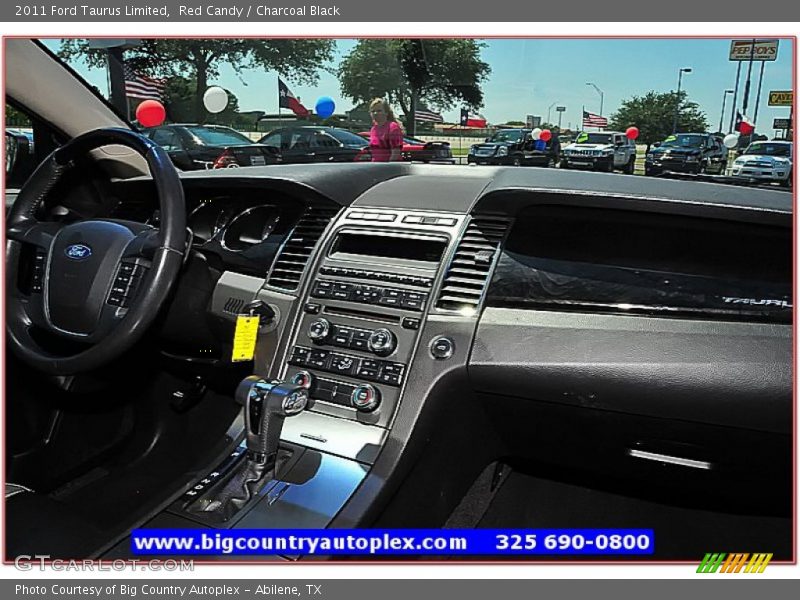 Red Candy / Charcoal Black 2011 Ford Taurus Limited