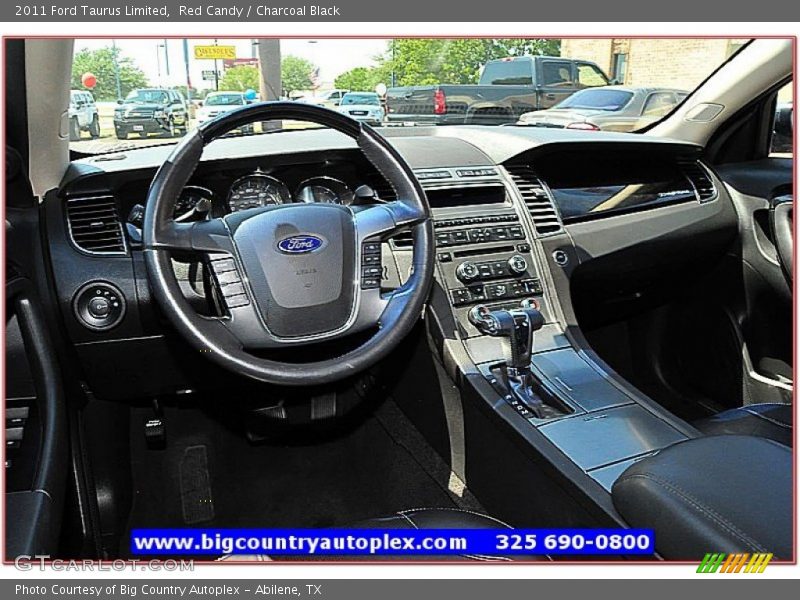 Red Candy / Charcoal Black 2011 Ford Taurus Limited