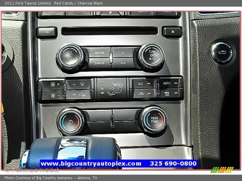 Red Candy / Charcoal Black 2011 Ford Taurus Limited