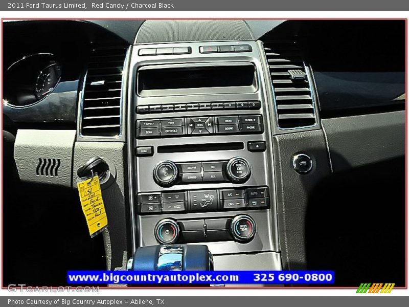 Red Candy / Charcoal Black 2011 Ford Taurus Limited