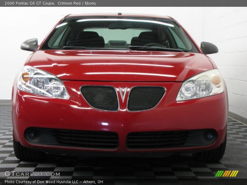 Crimson Red / Ebony 2006 Pontiac G6 GT Coupe