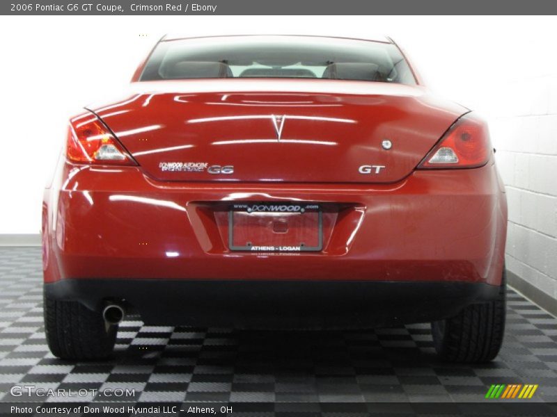 Crimson Red / Ebony 2006 Pontiac G6 GT Coupe