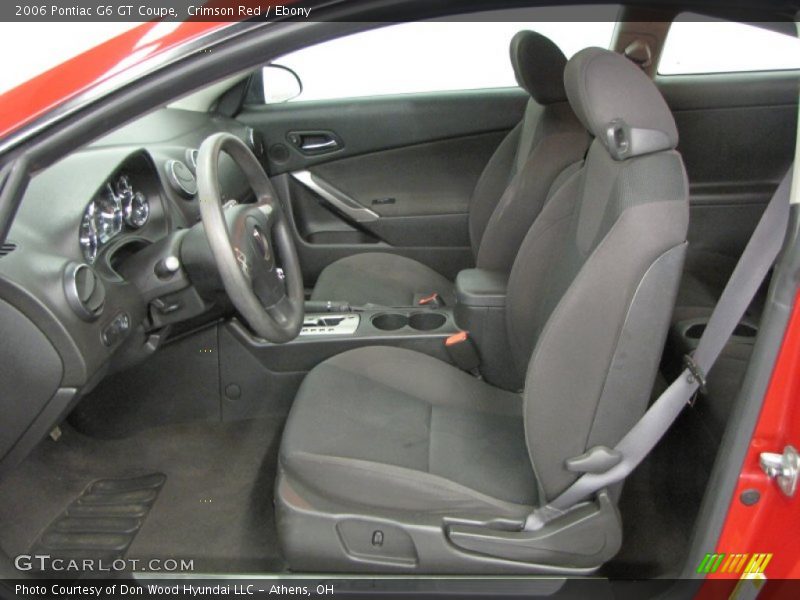 Crimson Red / Ebony 2006 Pontiac G6 GT Coupe