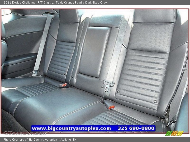 Toxic Orange Pearl / Dark Slate Gray 2011 Dodge Challenger R/T Classic