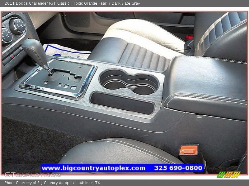 Toxic Orange Pearl / Dark Slate Gray 2011 Dodge Challenger R/T Classic