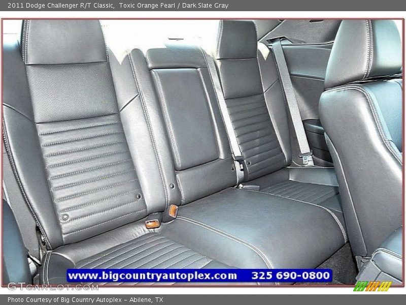 Toxic Orange Pearl / Dark Slate Gray 2011 Dodge Challenger R/T Classic
