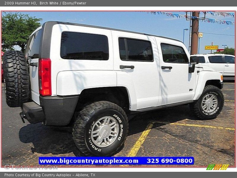 Birch White / Ebony/Pewter 2009 Hummer H3