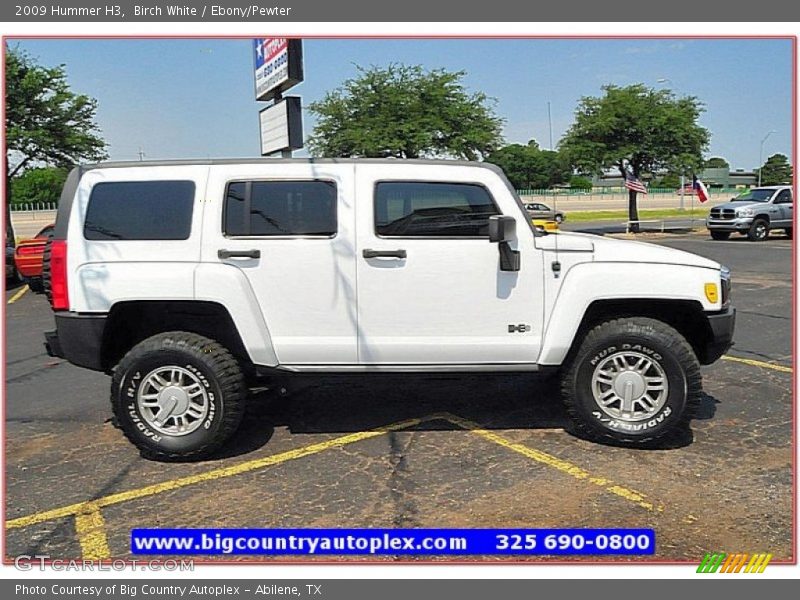 Birch White / Ebony/Pewter 2009 Hummer H3