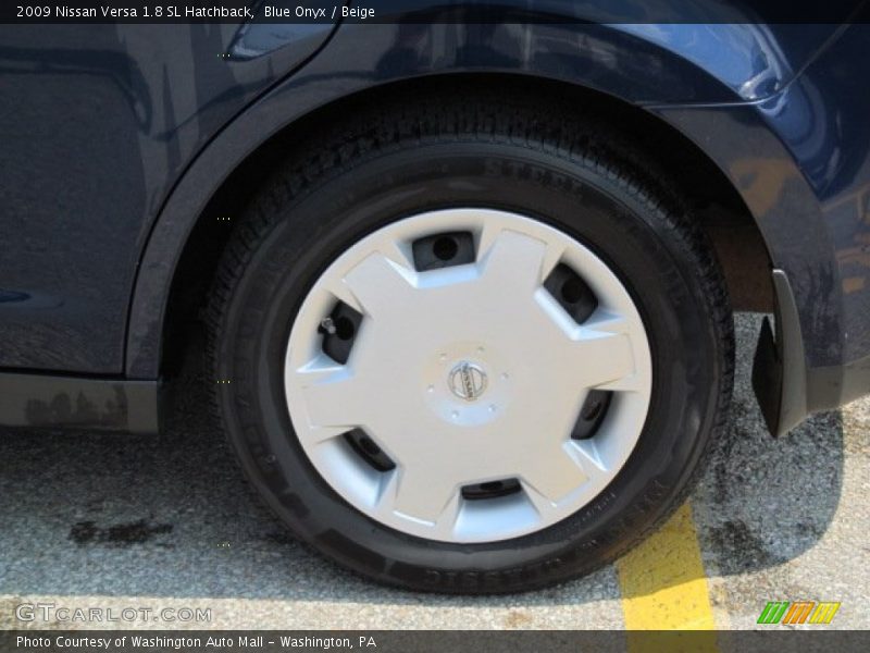 Blue Onyx / Beige 2009 Nissan Versa 1.8 SL Hatchback
