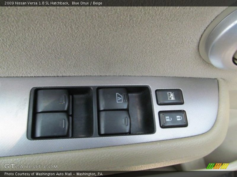 Blue Onyx / Beige 2009 Nissan Versa 1.8 SL Hatchback