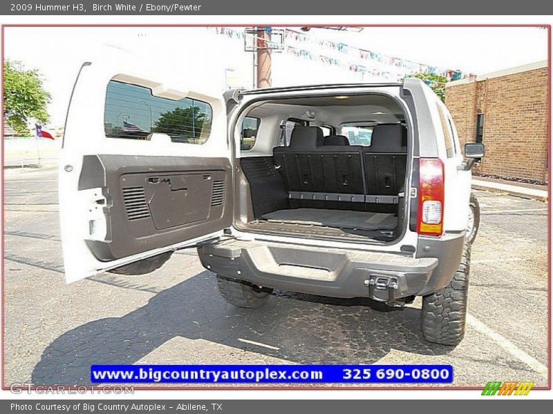 Birch White / Ebony/Pewter 2009 Hummer H3