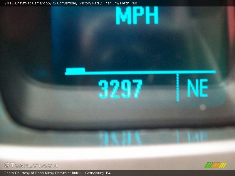 Victory Red / Titanium/Torch Red 2011 Chevrolet Camaro SS/RS Convertible