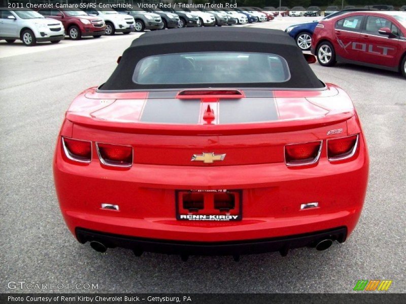 Victory Red / Titanium/Torch Red 2011 Chevrolet Camaro SS/RS Convertible
