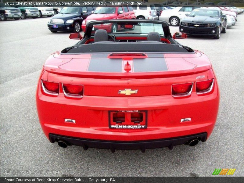 Victory Red / Titanium/Torch Red 2011 Chevrolet Camaro SS/RS Convertible