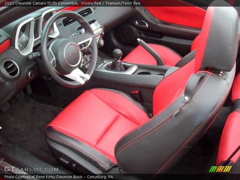 Victory Red / Titanium/Torch Red 2011 Chevrolet Camaro SS/RS Convertible