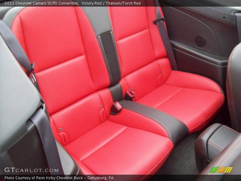 Victory Red / Titanium/Torch Red 2011 Chevrolet Camaro SS/RS Convertible