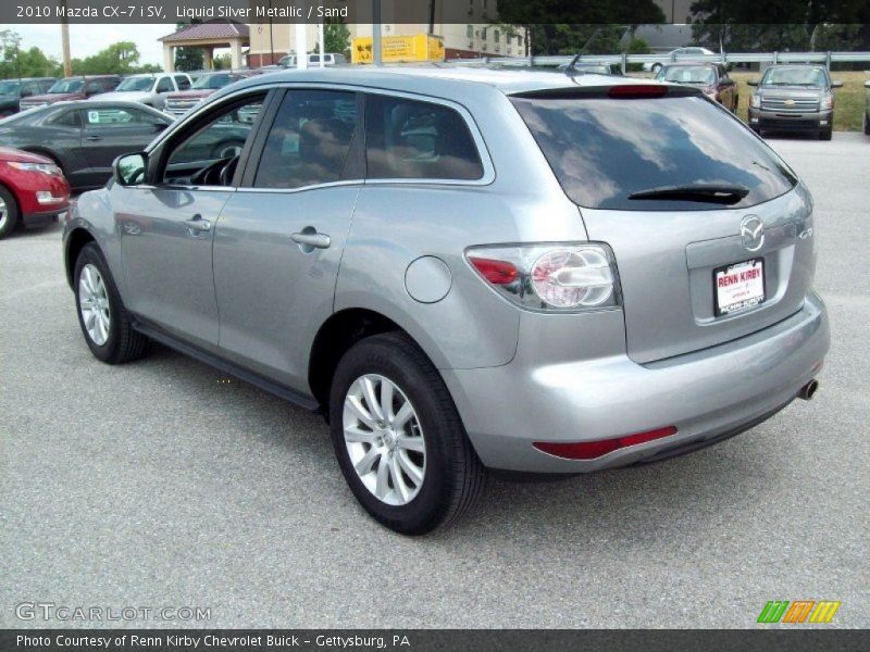 Liquid Silver Metallic / Sand 2010 Mazda CX-7 i SV