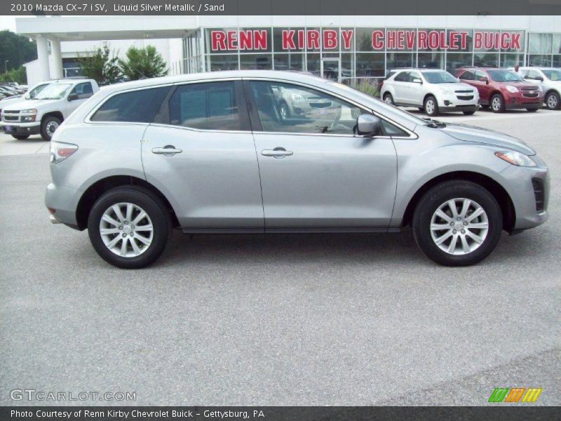 Liquid Silver Metallic / Sand 2010 Mazda CX-7 i SV