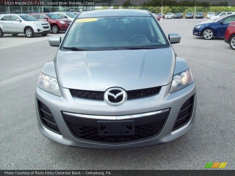 Liquid Silver Metallic / Sand 2010 Mazda CX-7 i SV