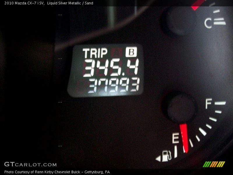 Liquid Silver Metallic / Sand 2010 Mazda CX-7 i SV
