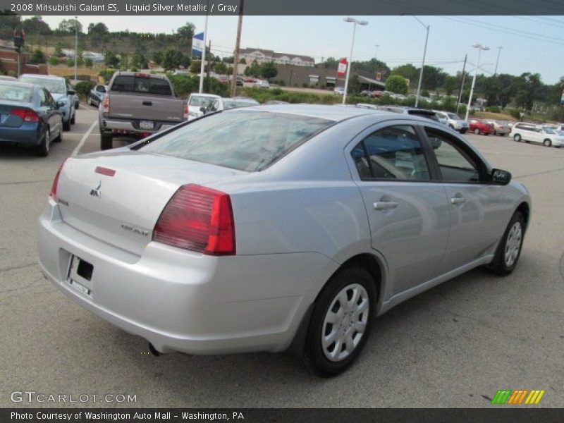 Liquid Silver Metallic / Gray 2008 Mitsubishi Galant ES