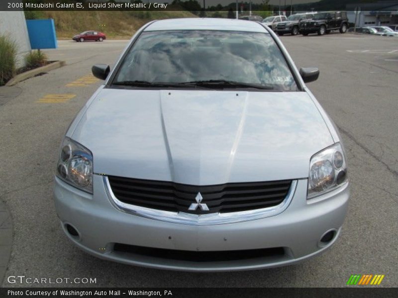 Liquid Silver Metallic / Gray 2008 Mitsubishi Galant ES