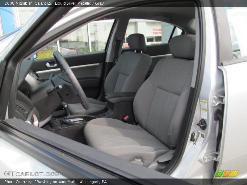 Liquid Silver Metallic / Gray 2008 Mitsubishi Galant ES
