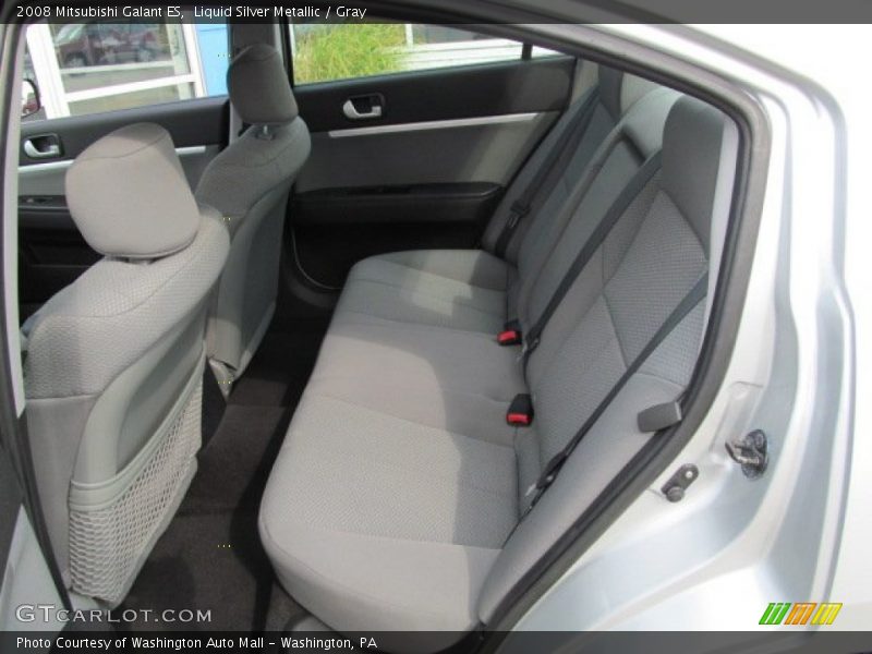 Liquid Silver Metallic / Gray 2008 Mitsubishi Galant ES