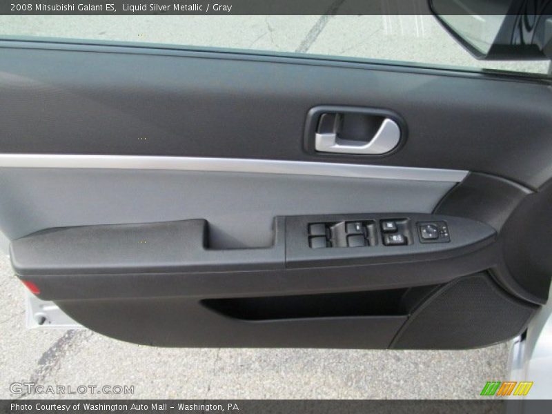 Liquid Silver Metallic / Gray 2008 Mitsubishi Galant ES