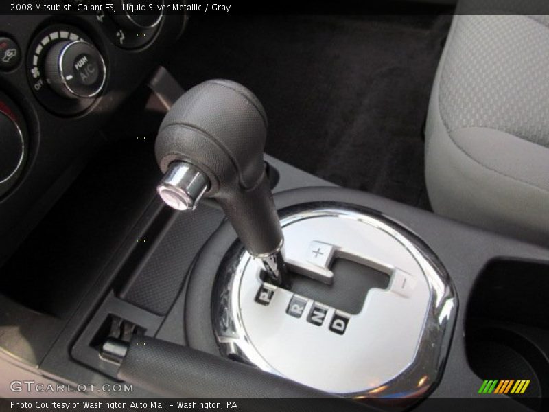 Liquid Silver Metallic / Gray 2008 Mitsubishi Galant ES