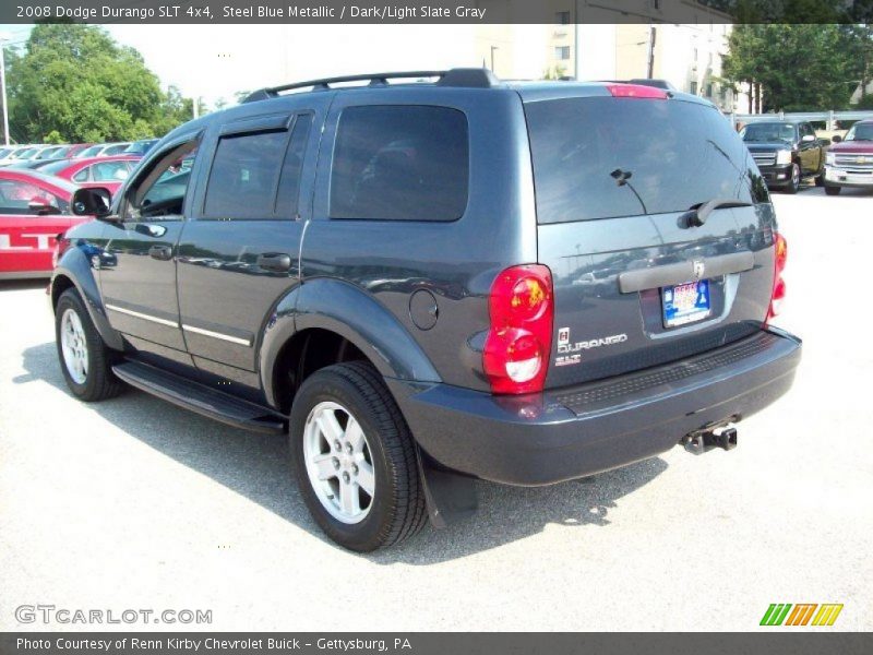 Steel Blue Metallic / Dark/Light Slate Gray 2008 Dodge Durango SLT 4x4