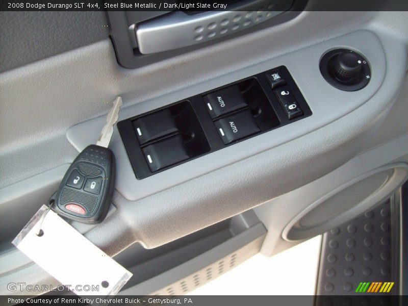 Steel Blue Metallic / Dark/Light Slate Gray 2008 Dodge Durango SLT 4x4
